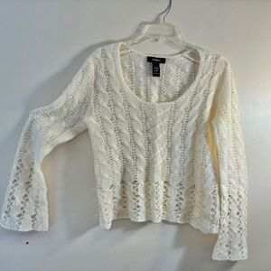 Express Cream Top/Sweater, Small